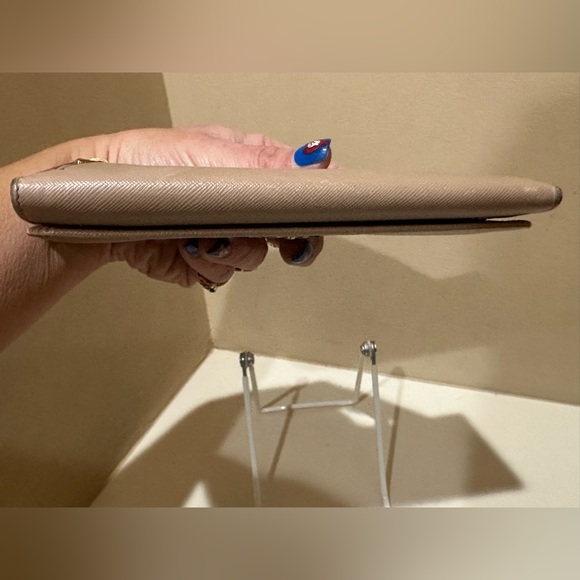 PRADA Tricolor Saffiano Double Snap Wallet - Picture 7 of 16